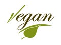 Going vegan symbol
