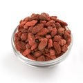 Goji Berries super foods in a glass bowl.