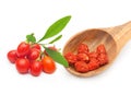 Goji berry isolated Royalty Free Stock Photo