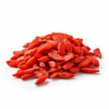 Goji Berry Product Photography On White Background