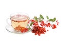 Goji fresh antioxidant tea Royalty Free Stock Photo
