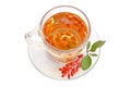 Goji fresh antioxidant tea Royalty Free Stock Photo