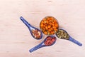 Goji Wolfberry, Chrysanthemum, Red Dates tea remedy to improve e Royalty Free Stock Photo