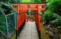 Gojo Tenjin Shinto shrine in Ueno Park, Tokyo, Japan