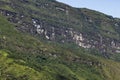 Gojta waterfall, mountains and forest