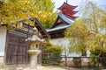 Goju-no-to pagoda of Itsukushima Shrine on Miyajima, Japan Royalty Free Stock Photo