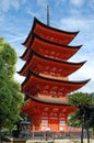 Goju-No-To Pagoda, Miyajima, Japan Royalty Free Stock Photo