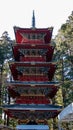 Gojunoto Five-Story Pagoda at Toshogu Shrine Royalty Free Stock Photo
