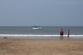 Gokarna Beach - tourists enjoying clean Indian beach - Arabian sea - beach holiday