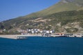 Gokceada ferry dock Royalty Free Stock Photo