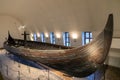 Gokstad Viking Ship in the Viking Ship Museum, Oslo, Norway Royalty Free Stock Photo