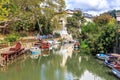 Goksu River and boats