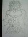 goku broli dragon ball z shading art