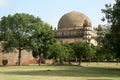 Gol Gumbaz through Garden