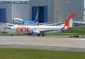 Brazil`s GOL Airlines Boeing 737-8 MAX take off first flight