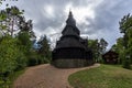 Gol Stave Church a typical Norwegian church at  Norwegian Museum of Cultural History, Oslo Royalty Free Stock Photo