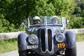 FRAZER-NASH B.M.W. 328 1937 on an old racing car in rally Mille Miglia 2017 the famous italian historical race 1927-1957 on May