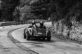 BIANCHI PANHARD ITALFRANCE 750 S COLLI 1954 on an old racing car in rally Mille Miglia 2017 the famous italian historical race 1 Royalty Free Stock Photo