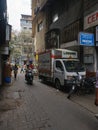 Gola Lane a Photo tared District  at Dr D N Road Mumbai Royalty Free Stock Photo