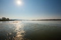 Golaghat confluence of Rapti and Narayani rivers Royalty Free Stock Photo