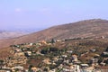 Golan Heights, Galilee, Israel - view to Lebanon Royalty Free Stock Photo