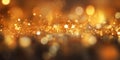 A gold abstract bokeh background. Generative AI AIG30. Royalty Free Stock Photo