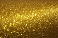 Gold abstract bokeh glitter texture background Royalty Free Stock Photo