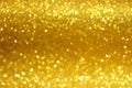 Gold abstract bokeh glitter texture background Royalty Free Stock Photo