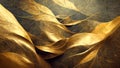 gold abstract texture, 4K, golden background, luxury backdrop, abstract design, 3D render, 3D illustration