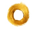 Gold acrylic ring