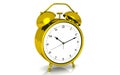 Gold alarm clock Royalty Free Stock Photo