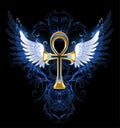 Gold ankh Royalty Free Stock Photo