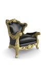 Gold antique chair