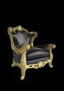 Gold antique chair