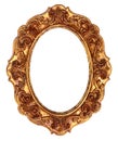 Gold Antique Ornate Picture Frame Royalty Free Stock Photo