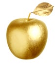 Gold apple Royalty Free Stock Photo