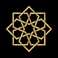 Gold Arabesque Ornament