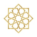 Gold Arabesque Ornament