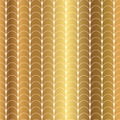 Gold Art Deco Round Geometric Pattern