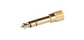 Gold audio connector