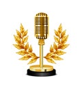Gold Award Desktop Microphone