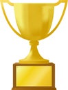 Gold Award Trophy/ai Royalty Free Stock Photo