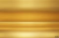 Gold background. Abstract light gold metal gradient. Shiny golden blur texture background. Gold geometric texture wall with light Royalty Free Stock Photo