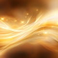 Gold background abstract for wallpaper, pattern on website. Light golden metal texture. Royalty Free Stock Photo