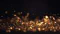 Gold background with bokeh and glitter, Christmas, Engagement, Wedding