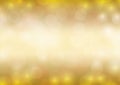 Gold background bokeh glittering luxury abstract light sparkling blurred gradient