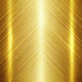 Gold Background with Gradient Shadows Texture Royalty Free Stock Photo