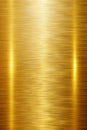Gold Background with Polished Metal Texture and Gradient Shadows Royalty Free Stock Photo