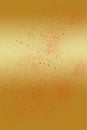 Gold Background Red Paint Splatter Royalty Free Stock Photo