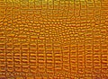 Gold background, texture crocodile skin